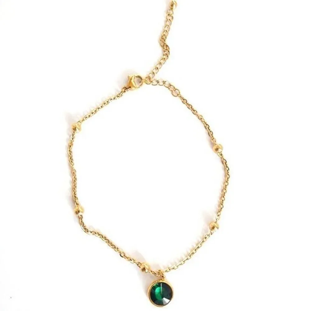 Last Chance! Green Crystal Necklace